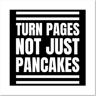 Bibliophile Chef: Turn Pages, Not Just Pancakes - Perfect Gift for Book Lovers and Cooks Posters and Art